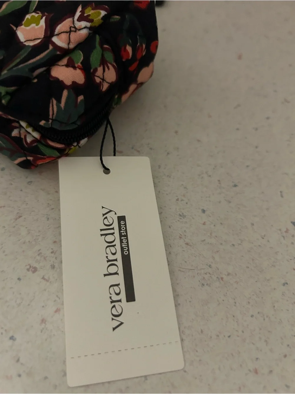 Vera Bradley Floral Quilted Cosmetic Pouch NWT